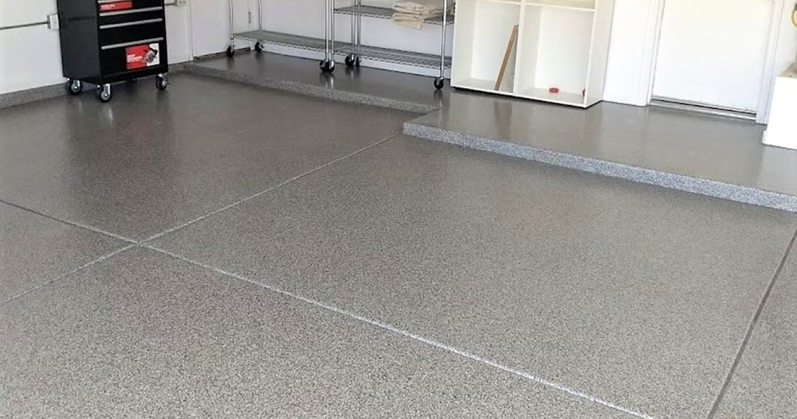 Slip-resistant Garage Floor