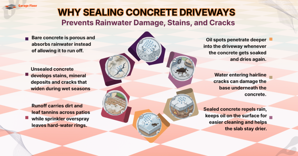 Why Sealing Concrete Driveways